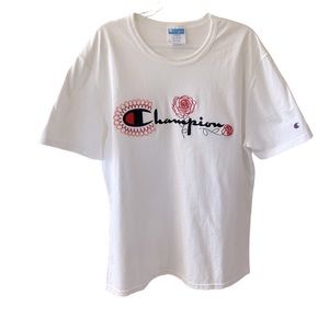 Champion Embroidered Tee Shirt